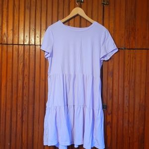 Purple tshirt dress